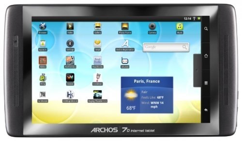 Archos 70 internet tablet 250Gb