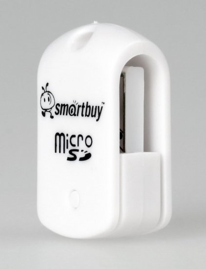 SmartBuy MicroSD белый (SBR-706-W)