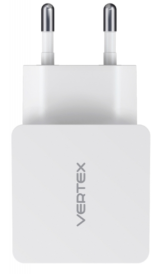 Vertex USB 1А, дата кабель разъем для iPhone 6/6Plus и iPhone5/5S/5C MFI, бел