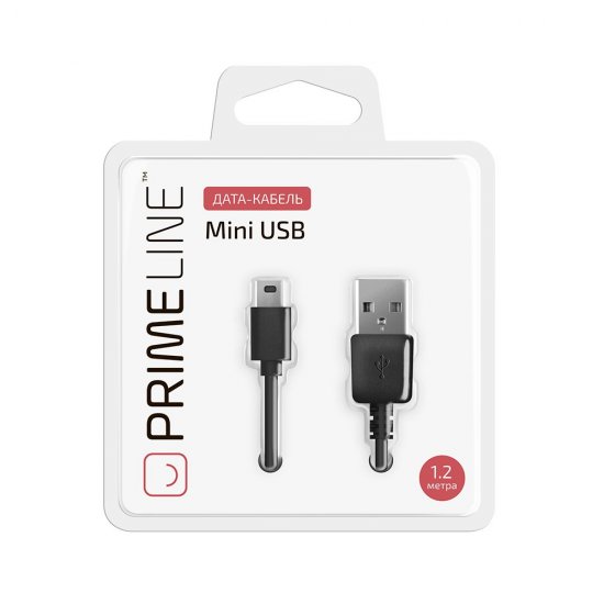Prime Line USB- miniUSB, 1.2м