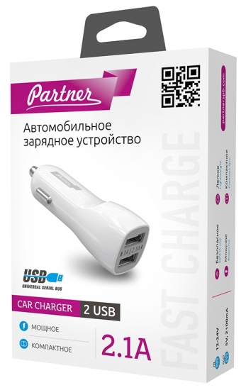 Partner USB 2.1A 2USB