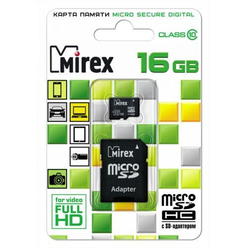 Mirex microSD 16GB Class 10