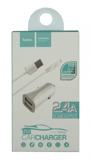 Hoco Z12 2USB для Lightning 2.4A