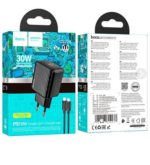 Hoco CS22A PD 30W Type-C для Type-C
