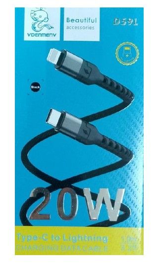 Denmen D59L Type-C - Lightning (20W, 3A)