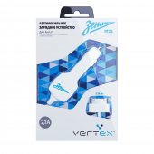 Автомобильные зарядные устройства Vertex 2100 mA для iPad, iPhone, iPod, белое, ZENIT
