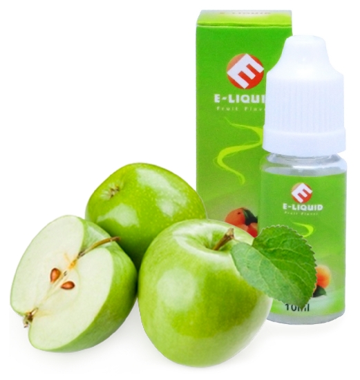 E-liquid вкус: Яблоко, никотин: 0мг.
