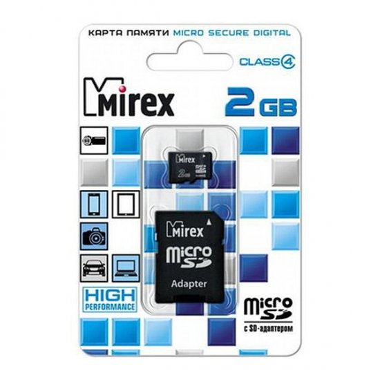 Mirex microSD 2Gb Class 4