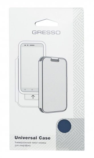 Gresso Грант гориз. с силикон. шеллом. (размер 5.5-6.0, синий)