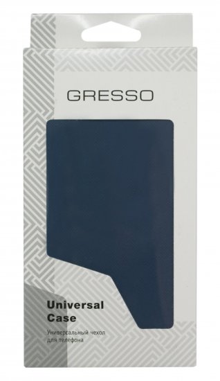 Gresso Грант гориз. с силикон. шеллом. (размер 4,9-5,2) синий