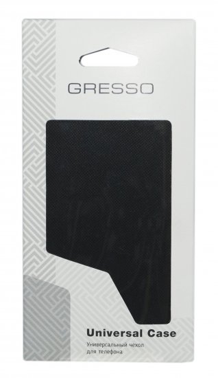 Gresso Грант гориз. с силикон. шеллом. (размер 4,5-4,8) черный