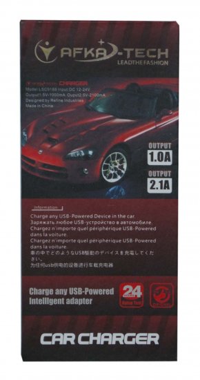 Afka-Tech адаптер 1A+2,1A