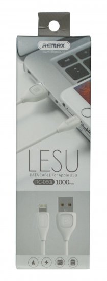 Remax Lesu Cable RC-050i Lightning (розовый)