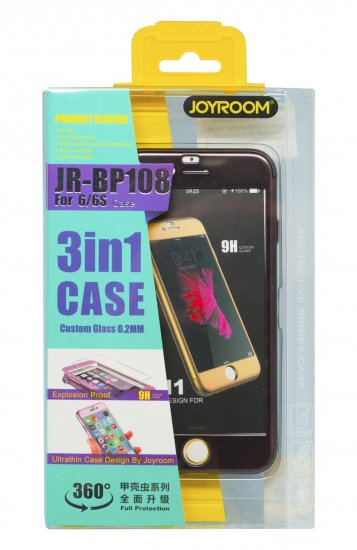 Joyroom iPhone 6/6s Tarnish Beetls Series Electroplated PC+защитное стекло
