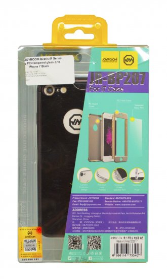 Joyroom iPhone 7 Black Beetls-M Series Glossy PC+защитное стекло
