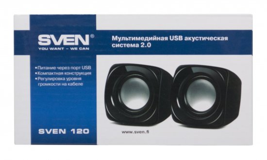 SVEN Акустическая система 2.0 Sven 120