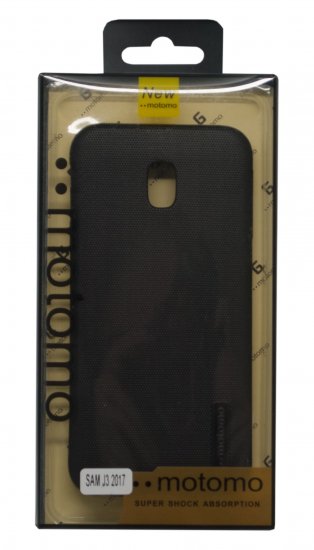 Motomo “Металлик“ для Samsung J330/J3 (2017), черный