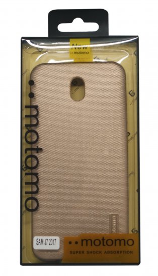 Motomo “Металлик“ для Samsung J730/J7 (2017), золотой