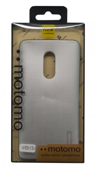 Motomo "Металлик" для Xiaomi Redmi Note 4X, серебряны*