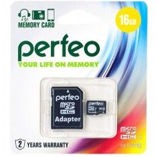 Perfeo microSD 16GB Class 10