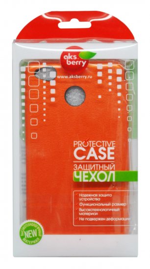Aksberry Book Case для Xiaomi redmi 4X (оранжевый)