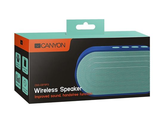 Canyon CNS-CBTSP3 Bluetooth Stereo Speaker (300mAh)