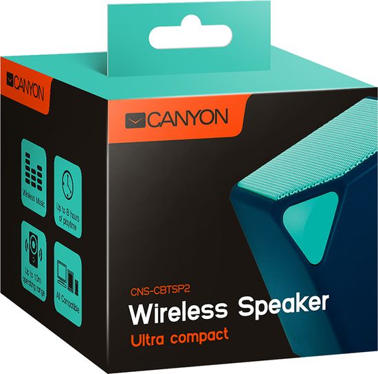 Canyon CNS-CBTSP2 Bluetooth Stereo Speaker (300mAh)