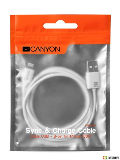 Canyon CNE-CFI1 Lighting USB, 1m