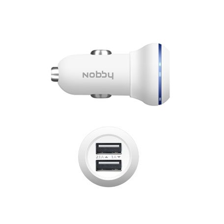 Nobby Автомобильное ЗУ Nobby Energy AC-002 2USB 1A/2A