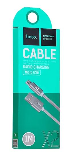 Hoco X2m для MicroUSB (серый)