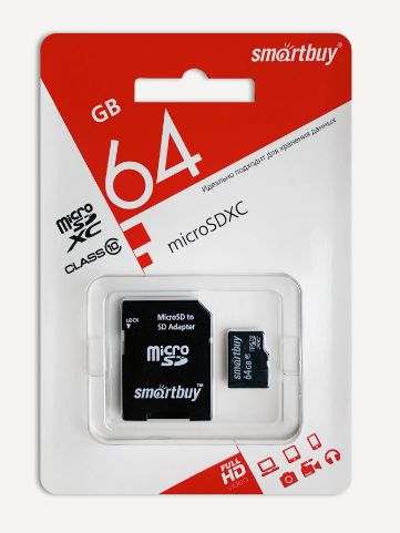 SmartBuy microSD 64GB Class 10