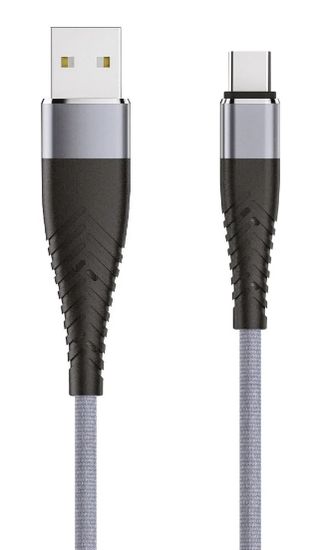 Olmio Кабель SOLID USB 2.0 - Type-C 1.2м 2.1A усиленный