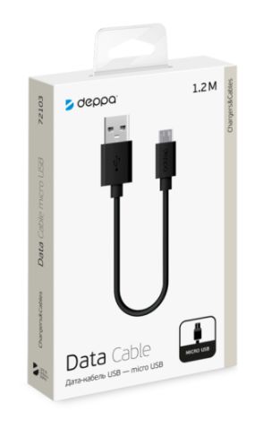 Deppa USB - micro USB 1.2м