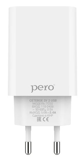 PERO TC02 2USB (3.4A)
