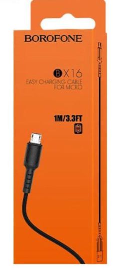 Borofone BX16 для MicroUSB 2.0A (1м)