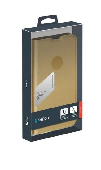 Deppa Book Cover Silk Pro для Samsung Galaxy A11/М11 золото