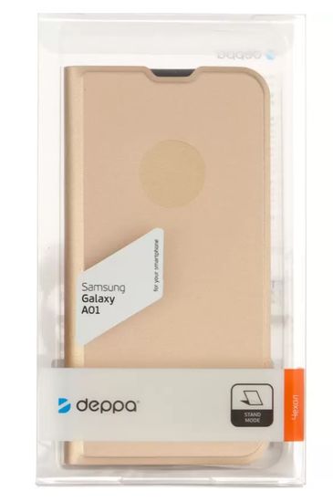 Deppa Book Cover для Samsung Galaxy A01/M01 (золото)