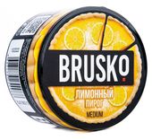 Бестабачная смесь для кальяна BRUSKO Лимонный пирог, 50г (medium)