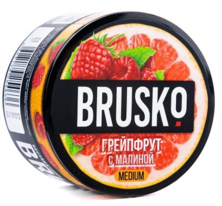 BRUSKO Грейпфрут с малиной, 50г (medium)