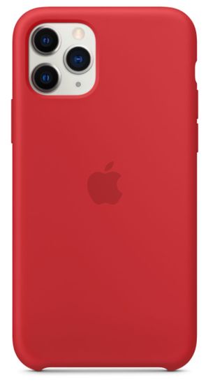 Apple Silicon Case (original) для iPhone 11 Pro (red)