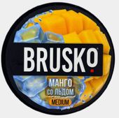Бестабачная смесь для кальяна BRUSKO Манго со льдом, 50г (medium)