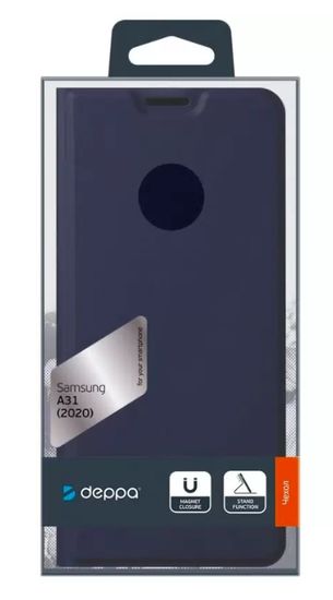 Deppa Book Cover Silk Pro для Samsung Galaxy A31 (синий)