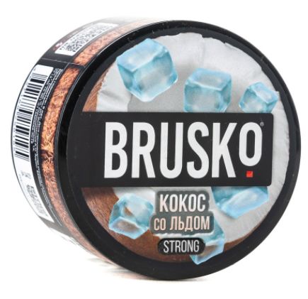 BRUSKO Кокос со льдом, 50г (strong)