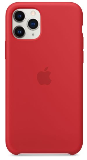 Apple Silicone case для Apple iPhone 11 Pro (красный)