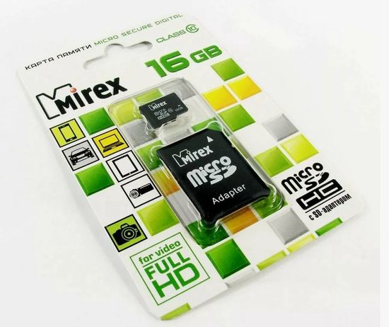 Mirex microSD 16GB Class 4