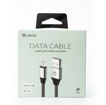 UNICO Дата кабель для MicroUSB 2.1A (2м)