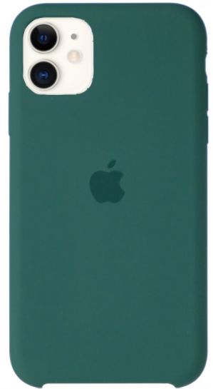 Apple Silicone case для Apple iPhone 11 (зеленый)