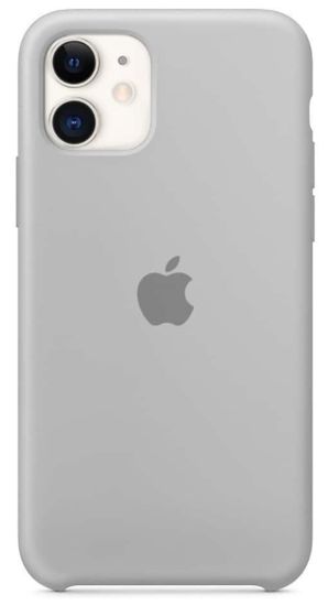 Apple Silicone case для Apple iPhone 11 (светло-серый)