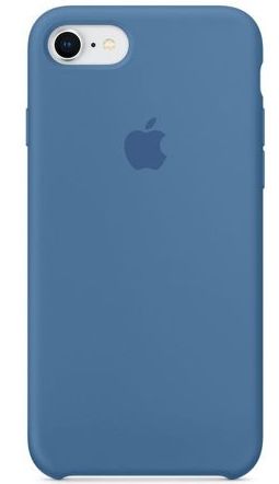 Apple Silicone case для Apple iPhone 7/8/se (синий)