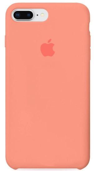 Apple Silicone case для Apple iPhone 7/8 plus (светло-персиковый)